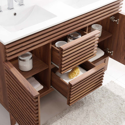 Modway EEI-4441 Render 48" Double Sink Bathroom Vanity Modway