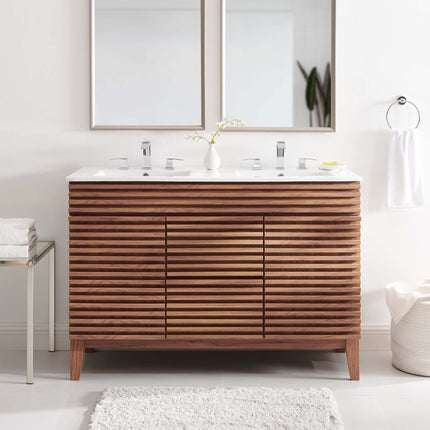 Modway EEI-4441 Render 48" Double Sink Bathroom Vanity Modway