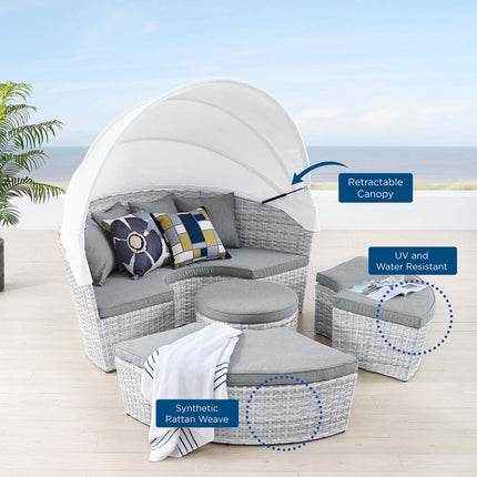 Modway EEI-4442 Scottsdale Canopy Outdoor Patio Daybed Modway
