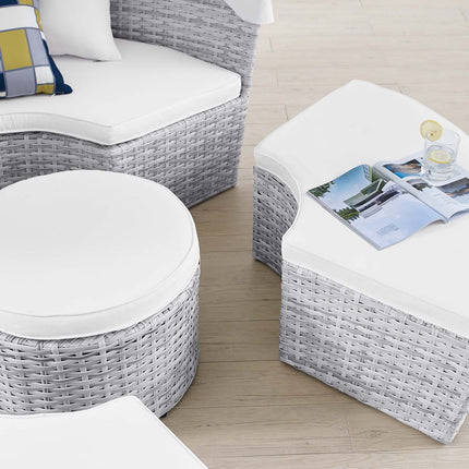 Modway EEI-4442 Scottsdale Canopy Outdoor Patio Daybed Modway