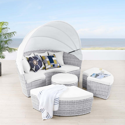Modway EEI-4442 Scottsdale Canopy Outdoor Patio Daybed Modway