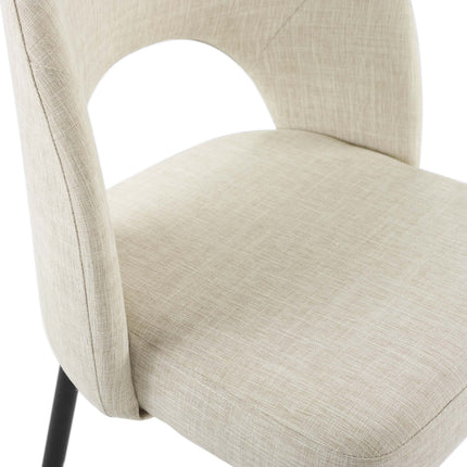 Modway EEI-4490 Rouse Upholstered Fabric Dining Side Chair Set of 2 Modway