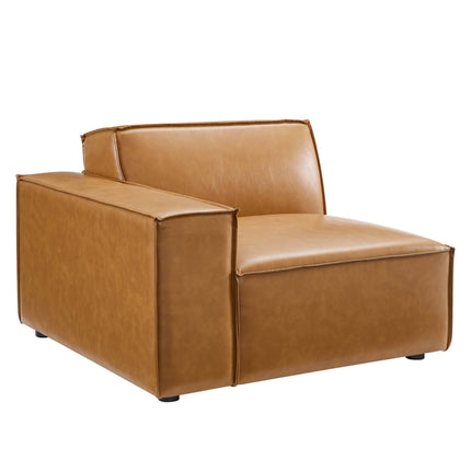 Modway EEI-4492 Restore Left-Arm Vegan Leather Sectional Sofa Chair Modway