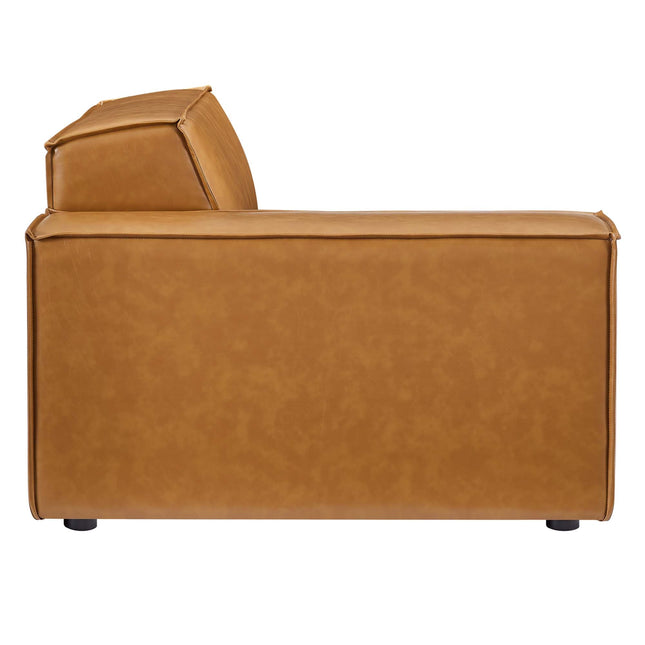 Modway EEI-4492 Restore Left-Arm Vegan Leather Sectional Sofa Chair Modway