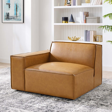 Modway EEI-4492 Restore Left-Arm Vegan Leather Sectional Sofa Chair Modway