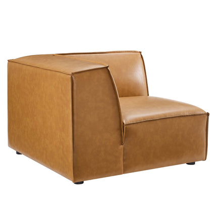 Modway EEI-4494 Restore Vegan Leather Sectional Sofa Corner Chair Modway