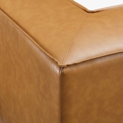 Modway EEI-4494 Restore Vegan Leather Sectional Sofa Corner Chair Modway