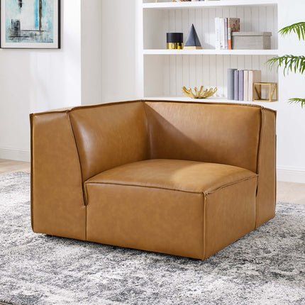 Modway EEI-4494 Restore Vegan Leather Sectional Sofa Corner Chair Modway