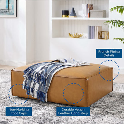 Modway EEI-4496 Restore Vegan Leather Ottoman Modway