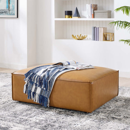 Modway EEI-4496 Restore Vegan Leather Ottoman Modway