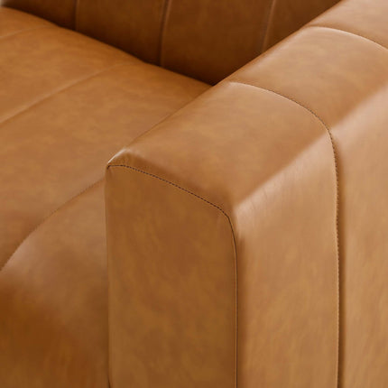 Modway EEI-4517 Bartlett 4-Piece Vegan Leather Sectional Sofa Modway