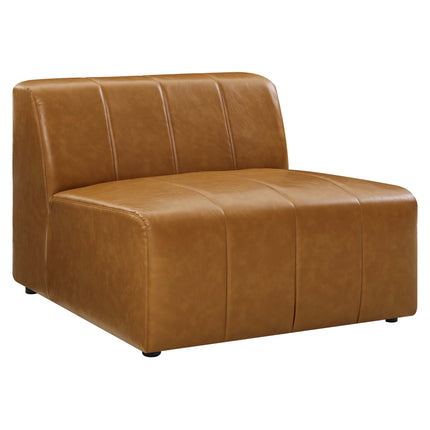 Modway EEI-4521 Bartlett 5-Piece Vegan Leather Sectional Sofa Modway