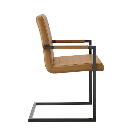 Modway EEI-4522 Savoy Vegan Leather Dining Chairs Set of 2 Modway