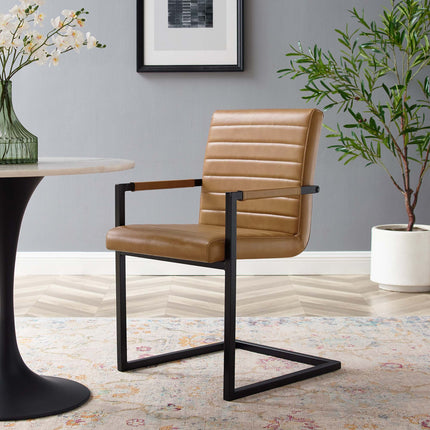 Modway EEI-4522 Savoy Vegan Leather Dining Chairs Set of 2 Modway