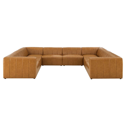 Modway EEI-4536 Bartlett 8-Piece Vegan Leather Sectional Sofa Modway