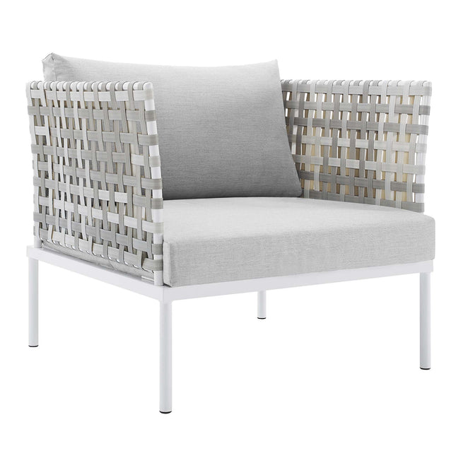 Modway EEI-4541 Harmony Sunbrella® Basket Weave Outdoor Patio Aluminum Armchair Modway