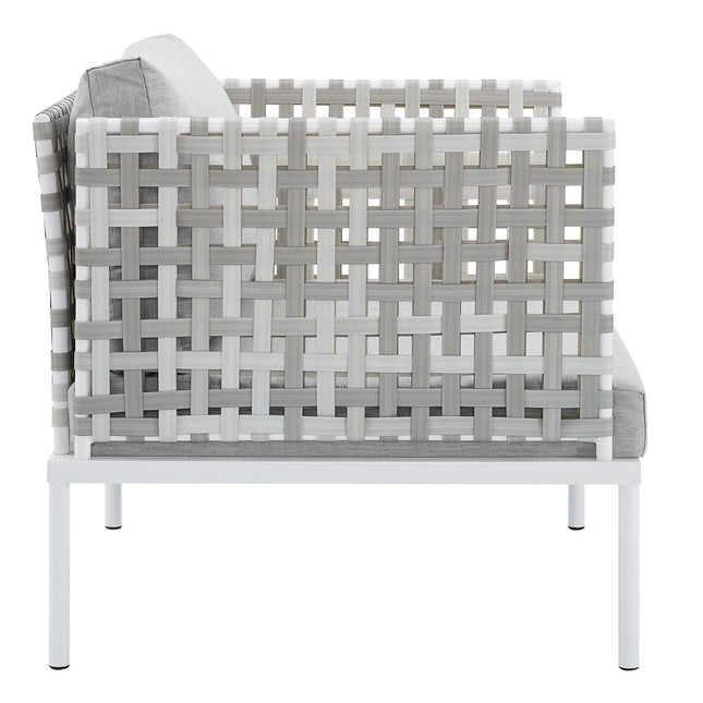 Modway EEI-4541 Harmony Sunbrella® Basket Weave Outdoor Patio Aluminum Armchair Modway