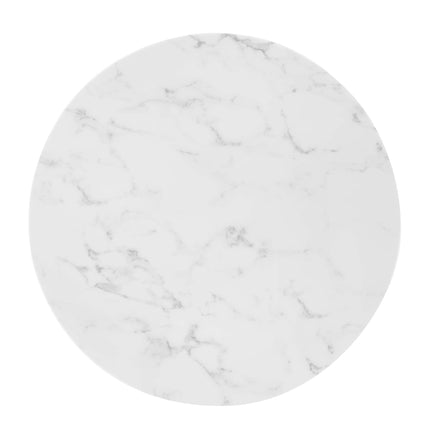 Modway EEI-4548 Verne 28" Artificial Marble Dining Table Modway