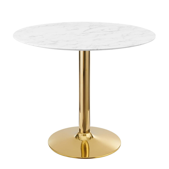 Modway EEI-4549 Verne 35" Artificial Marble Dining Table Modway