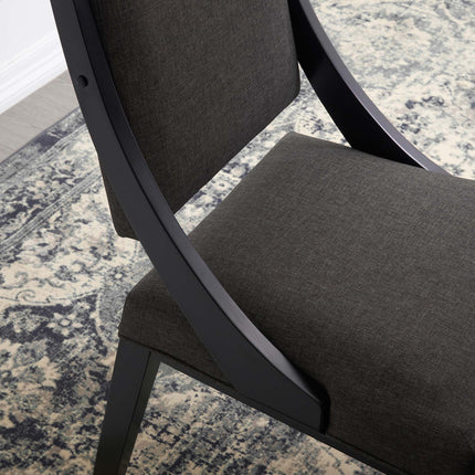 Modway EEI-4553 Cambridge Upholstered Fabric Dining Chairs Set of 2 Modway