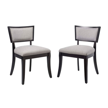 Modway EEI-4557 Pristine Upholstered Fabric Dining Chairs Set of 2 Modway