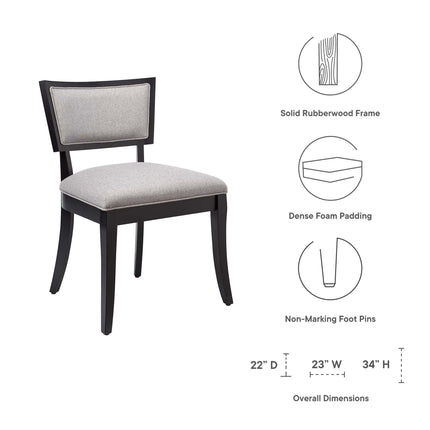 Modway EEI-4557 Pristine Upholstered Fabric Dining Chairs Set of 2 Modway