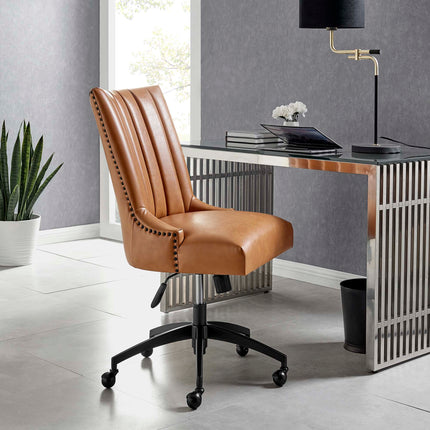 Modway EEI-4577 Empower Channel Tufted Vegan Leather Office Chair Modway