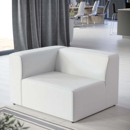 Modway EEI-4621 Mingle Vegan Leather Left-Arm Chair Modway