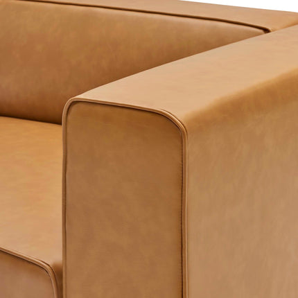 Modway EEI-4622 Mingle Vegan Leather Right-Arm Chair Modway