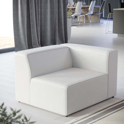 Modway EEI-4622 Mingle Vegan Leather Right-Arm Chair Modway