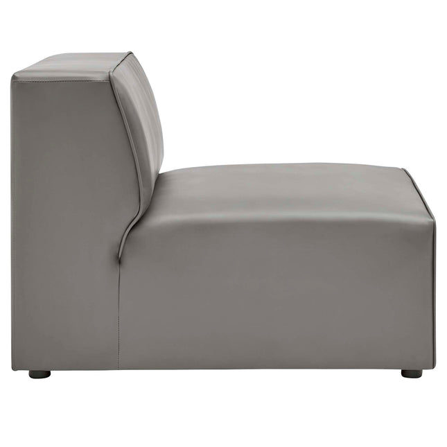 Modway EEI-4623 Mingle Vegan Leather Armless Chair Modway
