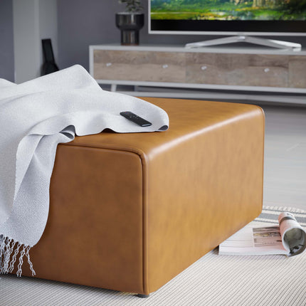 Modway EEI-4624 Mingle Vegan Leather Ottoman Modway