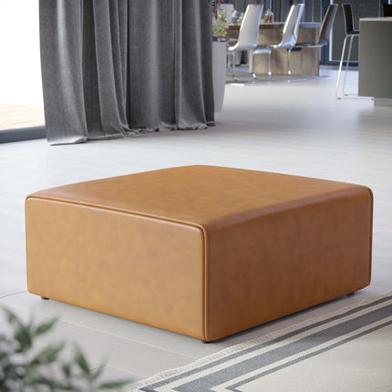 Modway EEI-4624 Mingle Vegan Leather Ottoman Modway