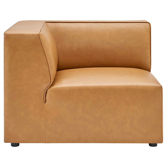 Modway EEI-4625 Mingle Vegan Leather Corner Chair Modway
