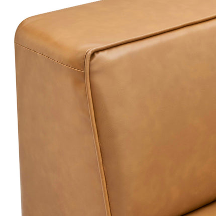 Modway EEI-4625 Mingle Vegan Leather Corner Chair Modway
