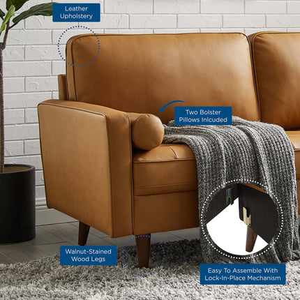 Modway EEI-4633 Valour Leather Sofa Modway