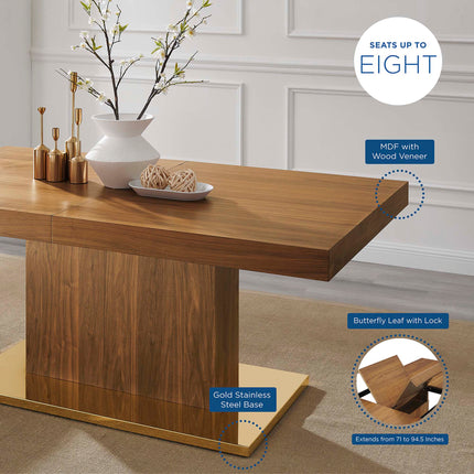 Modway EEI-4660 Vector Expandable Dining Table Modway
