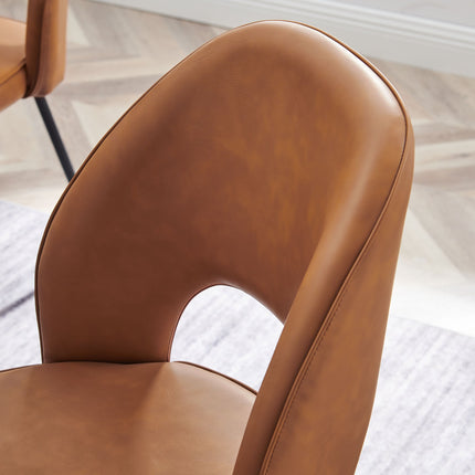 Modway EEI-4674 Nico Vegan Leather Dining Chair Set of 2 Modway