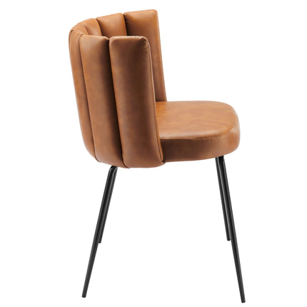 Modway EEI-4676 Virtue Vegan Leather Dining Chair Set of 2 Modway
