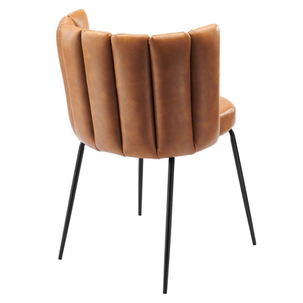 Modway EEI-4676 Virtue Vegan Leather Dining Chair Set of 2 Modway