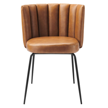Modway EEI-4676 Virtue Vegan Leather Dining Chair Set of 2 Modway