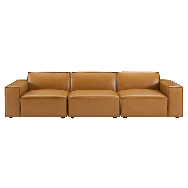 Modway EEI-4708 Restore 3-Piece Vegan Leather Sofa Modway
