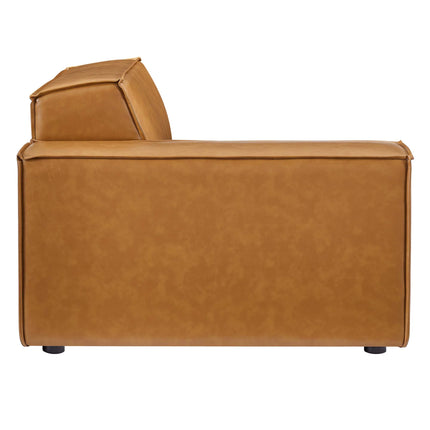 Modway EEI-4709 Restore 4-Piece Vegan Leather Sectional Sofa Modway
