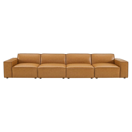 Modway EEI-4710 Restore 4-Piece Vegan Leather Sofa Modway