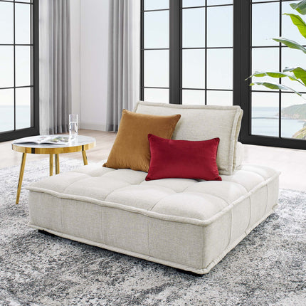 Modway EEI-4725 Saunter Tufted Fabric Armless Chair Modway