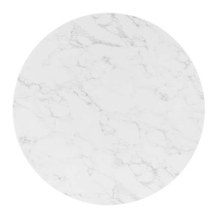 Modway EEI-4749 Verne 40" Artificial Marble Dining Table Modway