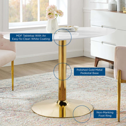 Modway EEI-4750 Verne 48" Oval Dining Table Modway