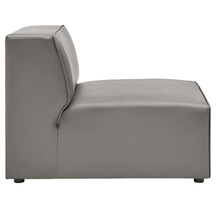 Modway EEI-4789 Mingle 3-Piece Vegan Leather Sectional Sofa Modway