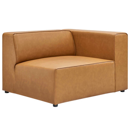 Modway EEI-4789 Mingle 3-Piece Vegan Leather Sectional Sofa Modway
