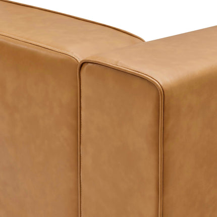 Modway EEI-4790 Mingle Vegan Leather Sofa and Ottoman Set Modway
